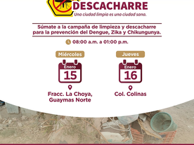 Programa Ayuntamiento de Guaymas Jornada de Descacharre