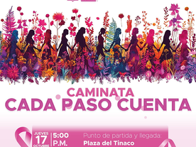 Este jueves será en Empalme la caminata "Cada paso cuenta"