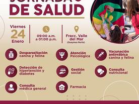 Tendrán familias de Valle del Mar Jornada de Salud