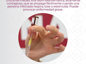 Gobierno de Sonora invita a vacunarse contra el sarampión