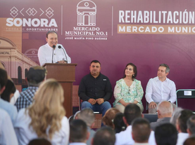 Con rescate y modernización histórica de mercados municipales, Gobernador Durazo transforma Sonora