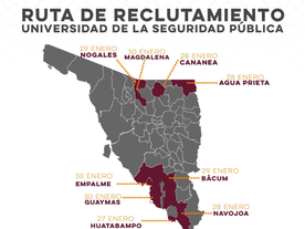 Recorre Universidad de la Seguridad Pública ruta de reclutamiento para policía de proximidad