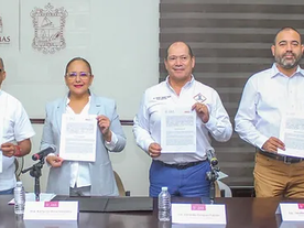 Firma Ayuntamiento de Guaymas convenio de coordinación para administración de servicios catastrales