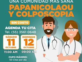 Llevará Gobierno Municipal jornada gratuita de papanicolaou y colposcopía en Las Minitas