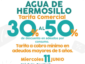 Ofrece AGUAH apoyo a usuarios con descuentos de 50% en adeudos