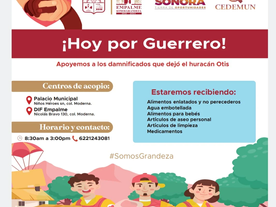 Reitera DIF llamado de ayuda a hermanos damnificados de Acapulco; mantiene abierto centro de acopio
