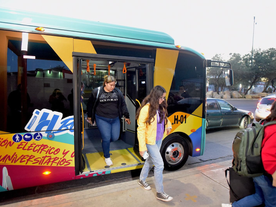 Destacan estudiantes beneficios del HBus