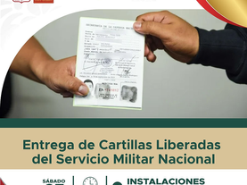 ¡Atención, jóvenes empalmenses!, el sábado se entregarán cartillas liberadas del Servicio Militar