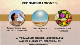 Gobierno de Sonora llama a tomar precauciones ante altas temperaturas