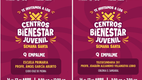 Vienen los Centros Bienestar Juvenil Semana Santa 2025 a Empalme; habrá dos sedes