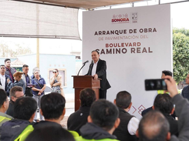 Encabeza Gobernador Durazo inicio de obras en parque industrial Kyungshin y beneficia a universitarios con becas en Cajeme