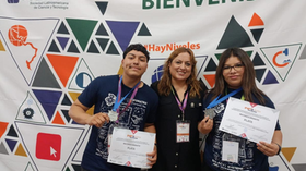 Ganan estudiantes de Cecyte Sonora medalla de plata en Infomatrix Iberoamérica 2025