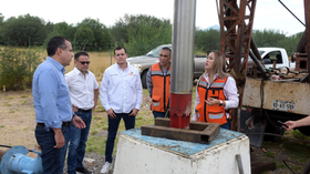 Con 35 nuevos pozos en operación, se avanza en acciones para garantizar abasto de agua: Toño Astiazarán