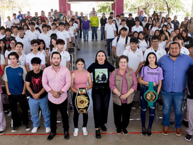 Gobierno de Sonora entrega equipamiento a Cecyte plantel Pueblitos