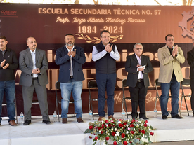 Lleva Antonio Astiazarán el programa Reciclase a la Secundaria Técnica 57