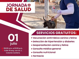 Llevarán jornada de salud a familias de La Cantera