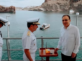 Gobernador Durazo detona turismo sustentable; primer Arrecife Artificial Sonorense registra avance superior al 70%