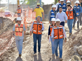 Destaca Toño Astiazarán calidad y seguridad en obra de paso desnivel de Colosio y Solidaridad