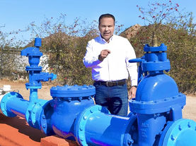 Informa Toño Astiazarán avance en inversión para abasto de agua con más pozos, telemetría y planta tratadora