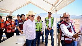 Cumple Gobernador Durazo a habitantes de la sierra; supervisa avances de carretera Bavispe-Nuevo Casas Grandes