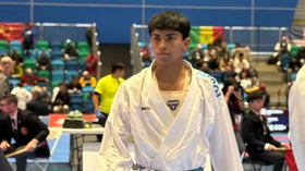 Gana alumno de Conalep oro y plata en campeonato internacional de karate
