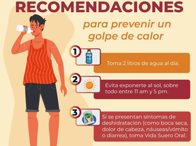 Gobierno de Sonora hace un llamado a prevenir el golpe de calor