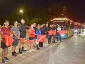 Da Toño Astiazarán banderazo de salida al HBus en su primer día de circulación