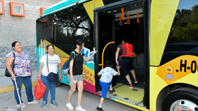 Familias hermosillenses se benefician con traslados gratis al Parque Madero y El Cárcamo en el transporte eléctrico H Bus