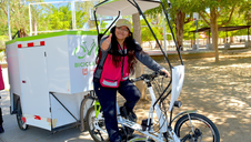 Invitan a utilizar nuevo punto de reciclaje Biciclacentro en la colonia Pitic