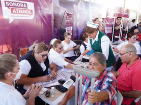 Gobernador Durazo cumple a familias de La Cholla con servicios gratuitos en la feria “Sonora Atiende”