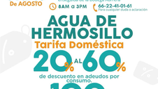 Anuncian Primera Jornada de Descuentos de Agua de Hermosillo en Poblado Miguel Alemán