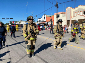 Realiza Empalme colorido, ordenado y participativo desfile revolucionario