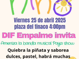 Organiza DIF Municipal el Festival del Día del Niño; será el viernes 25