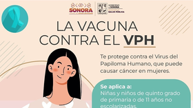 Gobierno de Sonora mantiene acciones permanentes para la prevención del Virus del Papiloma Humano
