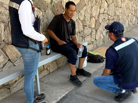 Continúa Ayuntamiento de Hermosillo brindando atención a personas vulnerables por altas temperaturas