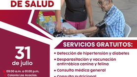 Llevará el Ayuntamiento de Guaymas Jornada de salud a sector Las Acacias