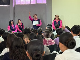 Lleva IMM conferencia ‘Violencia contra la mujer en el espacio digital’ a jóvenes de Conalep e Itson