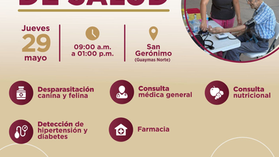 Ayuntamiento de Guaymas, llevará a cabo una Jornada de Salud en San Gerónimo