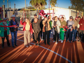 Gobierno de Sonora rehabilita espacio público para el beneficio de 150 familias en comunidad hermosillense