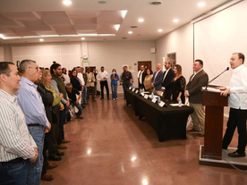 Asiste gobernador Durazo a inauguración de foro de Energía Nuclear y Uranio