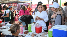 Con Sonora Atiende, Gobernador Durazo lleva servicios gratuitos a la colonia Pueblitos
