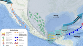 Esperan ingreso de nuevo frente frío a partir del viernes