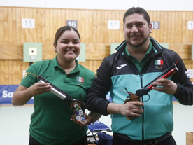 Hace historia Andrea Ibarra: gana oro en equipos mixto en los Juegos Panamericanos