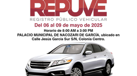 Instala Gobierno de Sonora módulo itinerante de Repuve en Nacozari de García