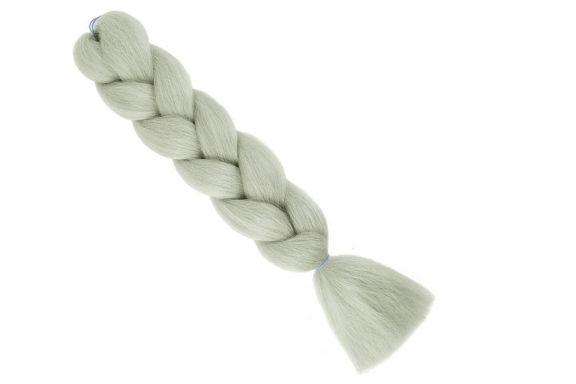 Jumbo Braid 24" A39  Silver/Grey