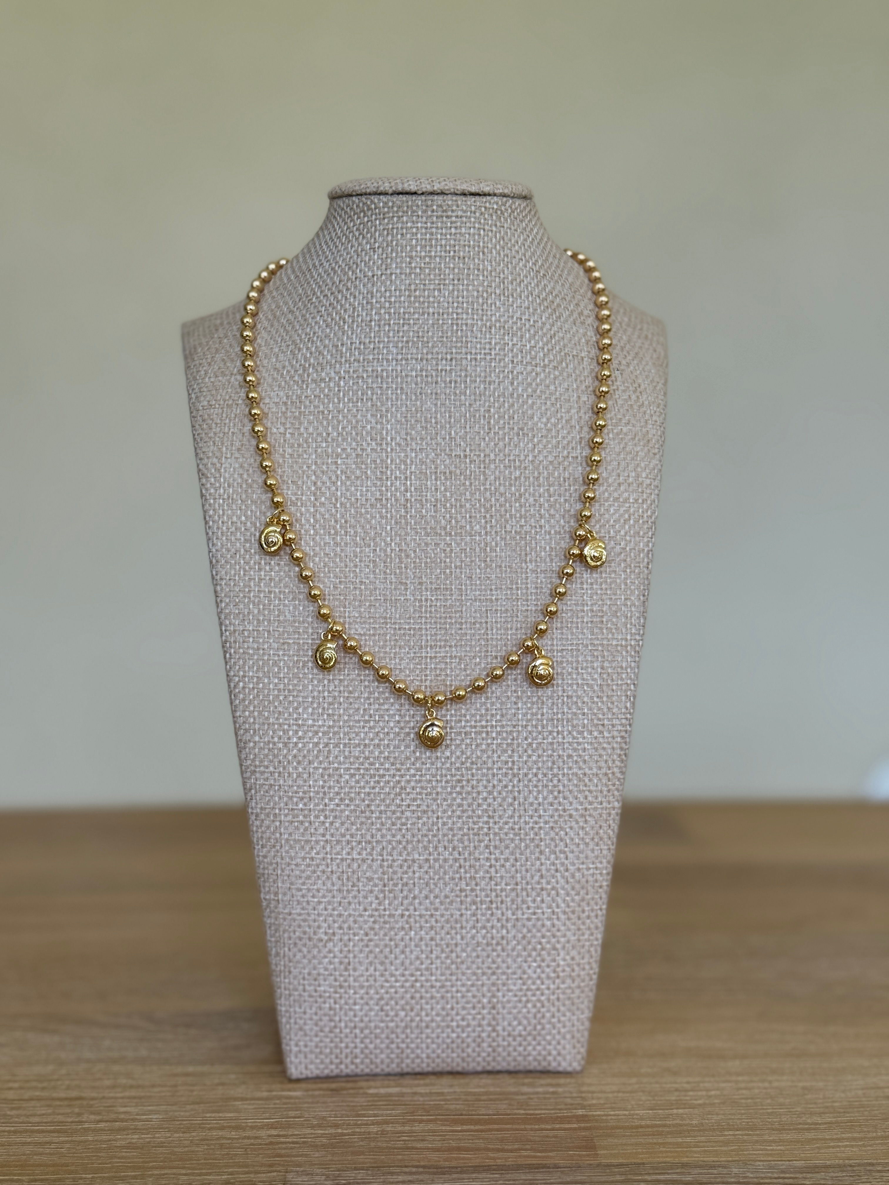 Beaded Shell Necklace