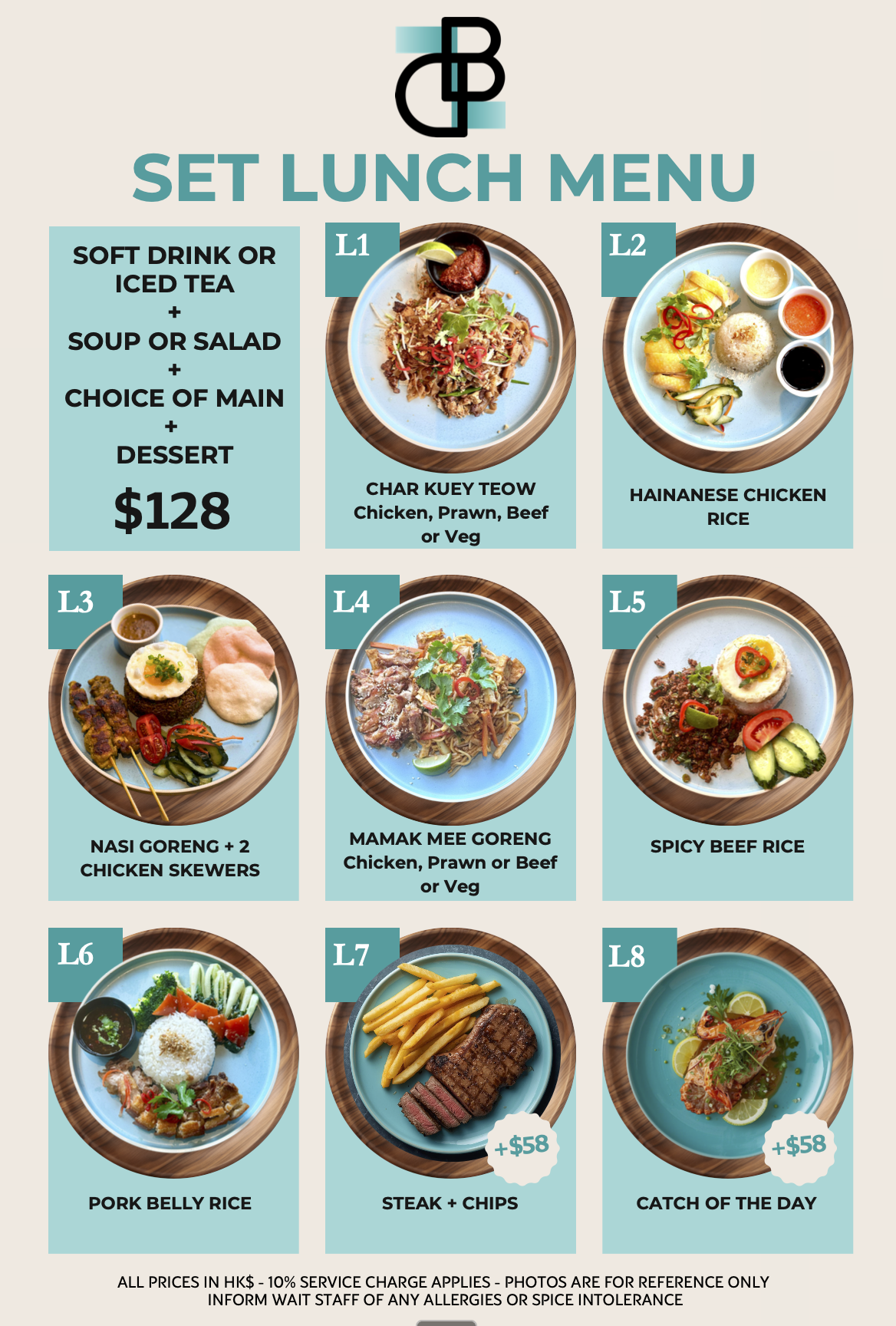 Arranged Food and Objects