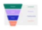 Diagramme représentant le tunnel des objectifs de SEO