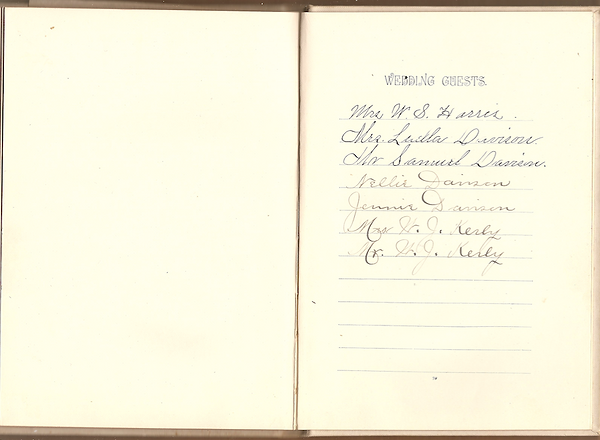May Davison marriage