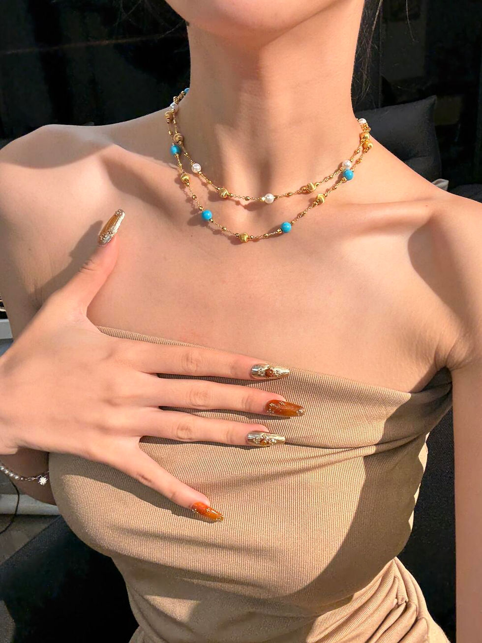 Thumbnail: Pearl Cat-eye Necklace